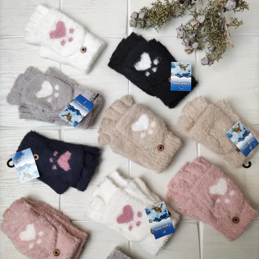 اکسسوری دخترانه دستکش زمستانی