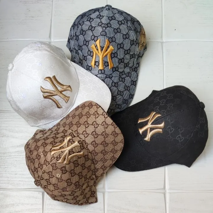 کلاه تابستانی کلاه بیسبالی گوچی با گلدوزی ny
