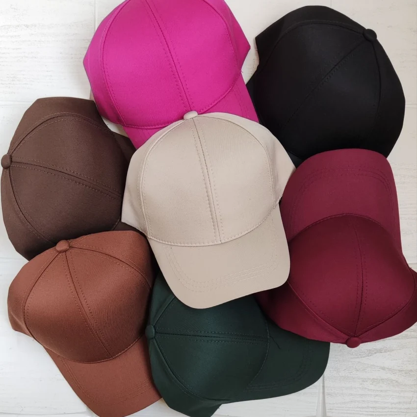 نقابدار مردانه زنانه کلاه بیسبالی ساده رنگی